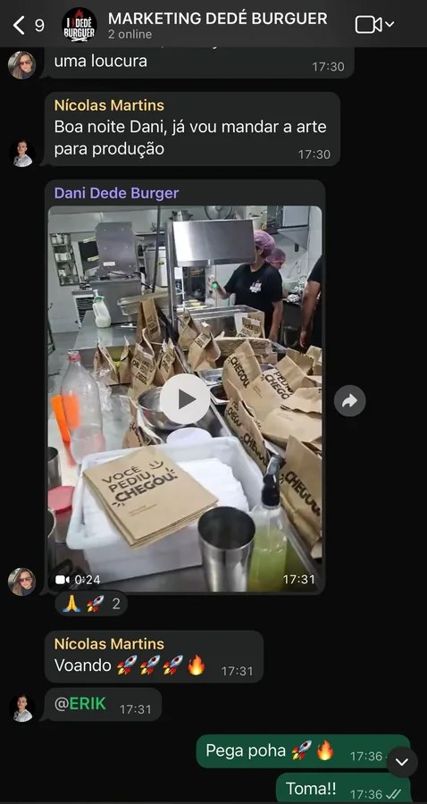 Resultado Dedé Burguer